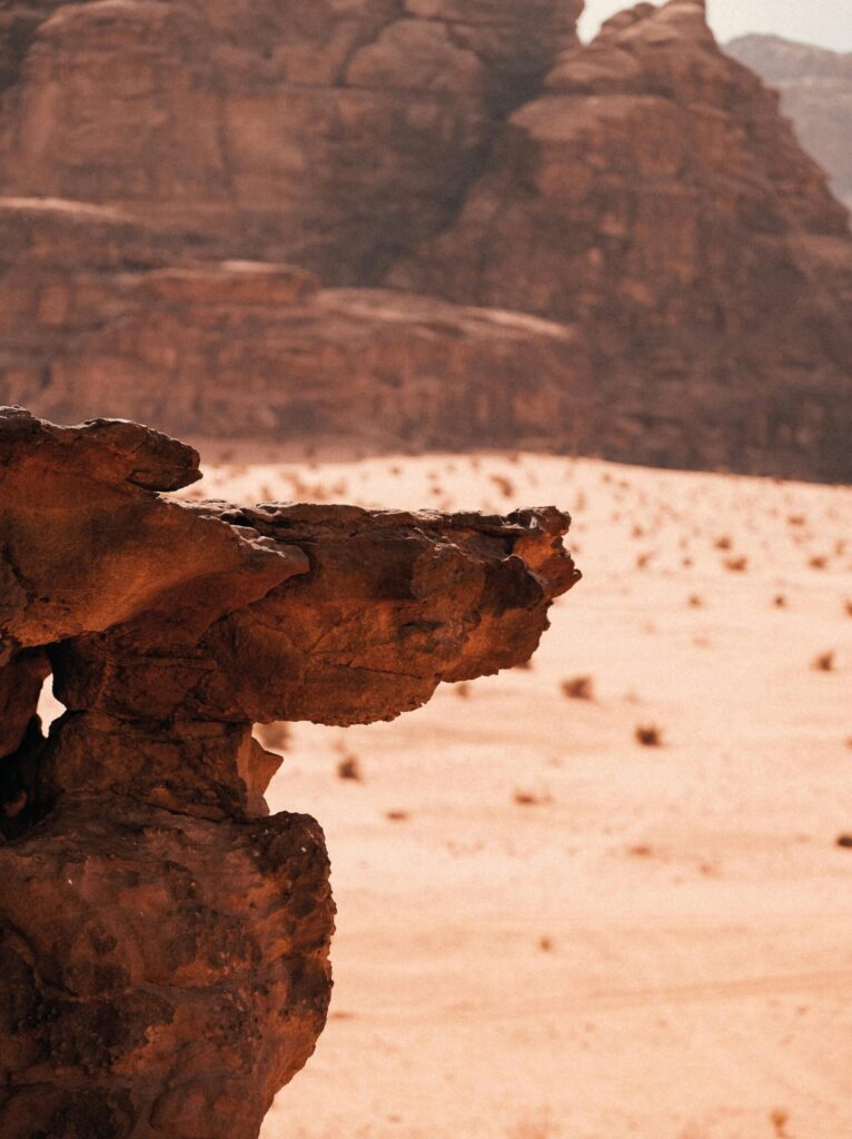Sahara Desert Tour from Marrakech rocky canyon walls overlooking the Sahara desert in southern Morocco
